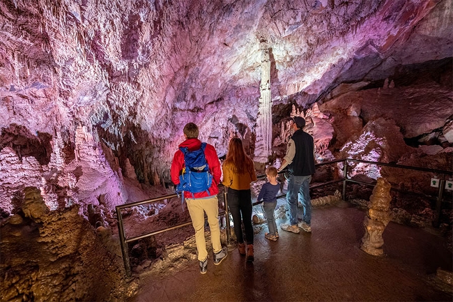 Family in Lewis & Caverns