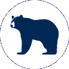 Black bear icon